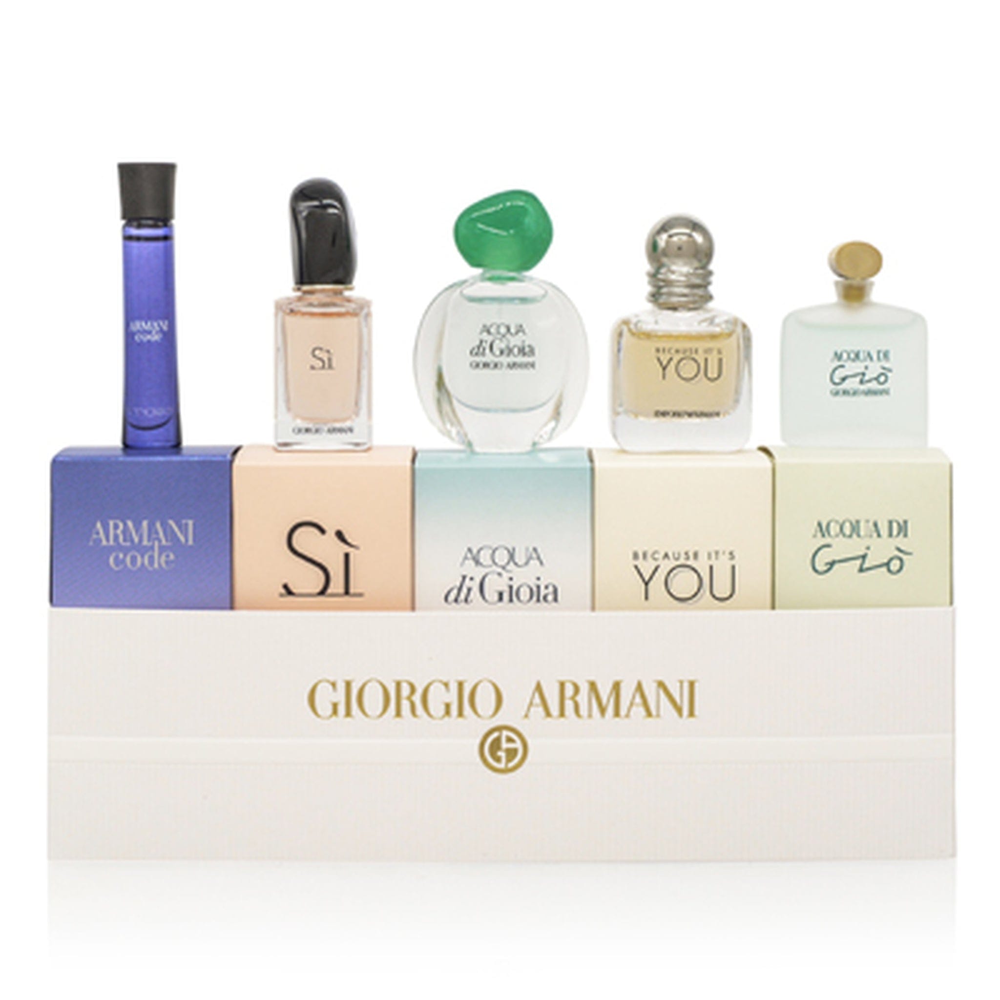 Giorgio Armani Gift Set Miniature 5x0.24 oz– Fandi Perfume