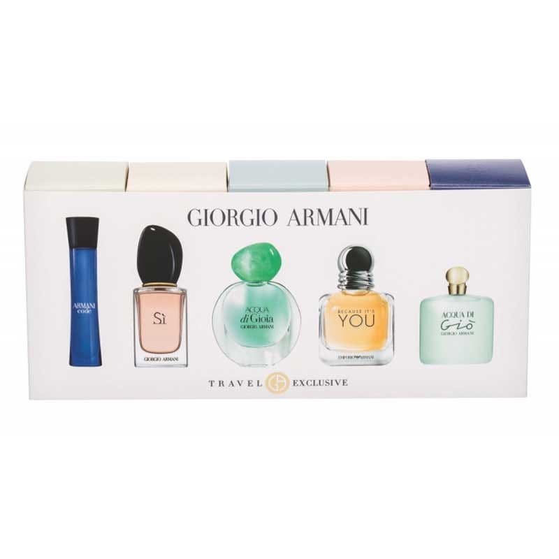 Giorgio Armani Gift Set Miniature 5x0.24 oz– Fandi Perfume