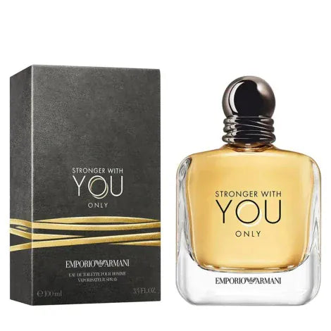 Giorgio Armani Stronger With You Only Men’s Perfume/Cologne For Men Eau de Toilette 1.7 oz / 3.4 oz Edt