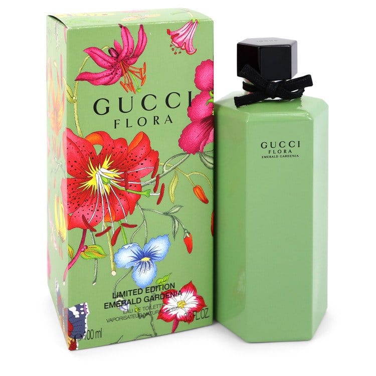 Gucci Flora Emerald Gardenia Perfume For Women Eau De Toilette Spray 3.3 Oz Edt