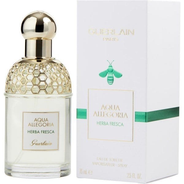 Guerlain Aqua Allegoria Herba Fresca Unisex Perfume/Cologne For Men & Women Eau De Toilette 2.5 oz / 4.2 oz Edt