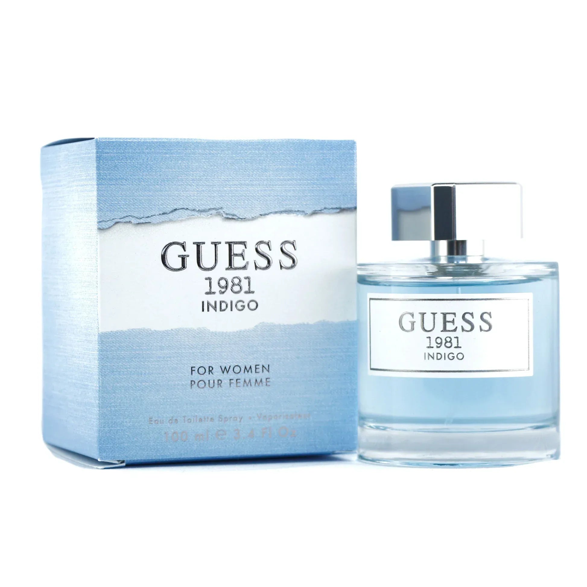 Guess 1981 Indigo Women’s Perfume/Cologne For Women Eau de Toilette 3.4 oz / Gift Set 3.4 oz Edt 3.4 oz