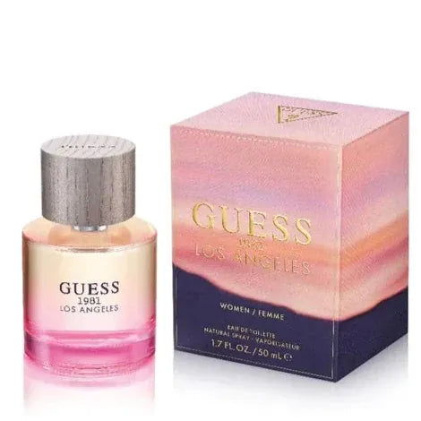 Guess 1981 Los Angeles Women’s Perfume/Cologne For Women Eau de Toilette 3.4 oz / Gift Set 3.4 oz / Body Mist  8.4 oz Edt