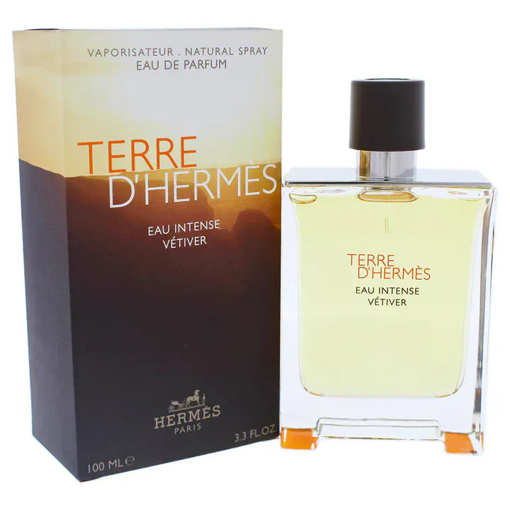 Hermes Terre D'Hermes Eau Intense Vetiver For Men Eau de Parfum 3.4 oz / 100 ml