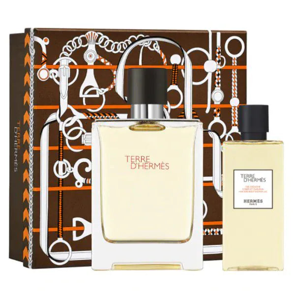 Hermes Terre D'Hermes For Men Eau De Toilette Gift Set 3.4 oz / 100 ml