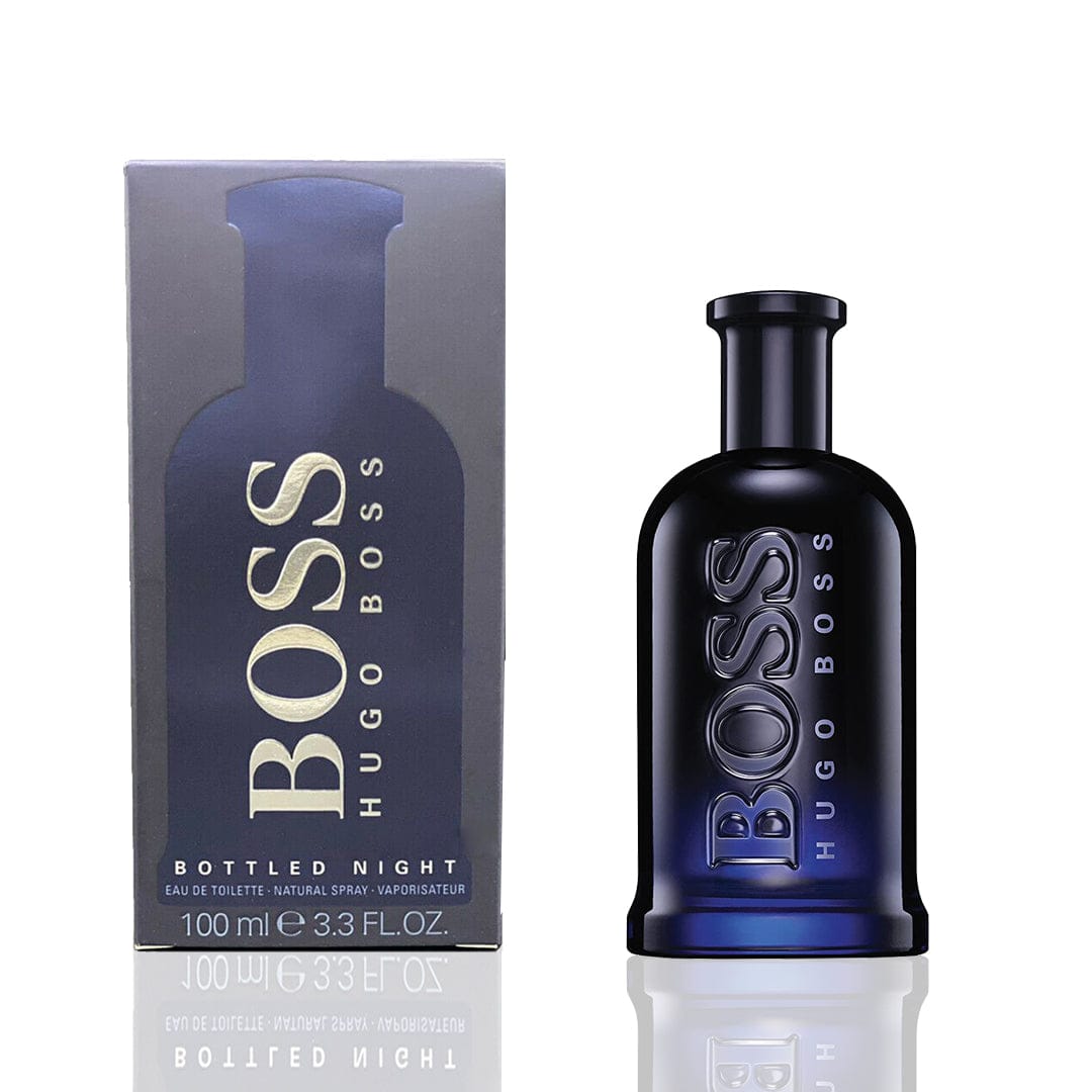 Hugo Boss Boss Bottled Night Cologne For Men Eau De Toilette Spray 1.6 Oz / 3.3 Oz / 6.7 Oz / Gift Set 3.3 oz Edt