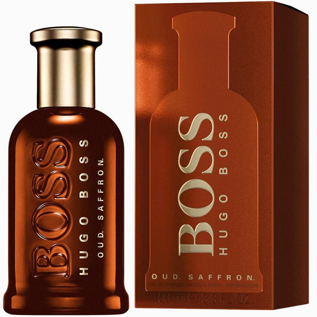 Hugo Boss Boss Bottled Oud Saffron Perfume For Men/Cologne For Men Eau de Parfum 3.3 Oz Edp