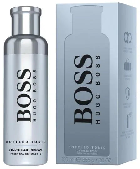 Hugo Boss Boss Bottled Tonic On The Go Perfume For Men/Cologne For Men Eau de Tonic 3.0 Oz Edt