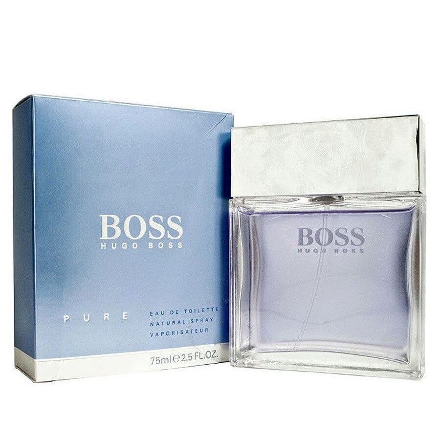 Hugo Boss Pure Men’s Perfume/Cologne For Men Eau de Toilette 2.5 Oz  Edt
