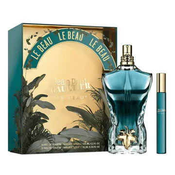 Jean Paul Gaultier Le Beau For Men Eau De Toilette Gift Set 4.2 oz / 125 ml