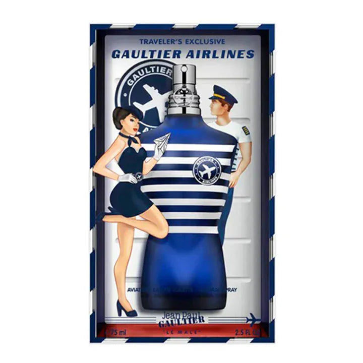 Jean Paul Gaultier Le Male Eau de Toilette Airlines For Men Eau de Toilette 2.5 oz / 75 ml