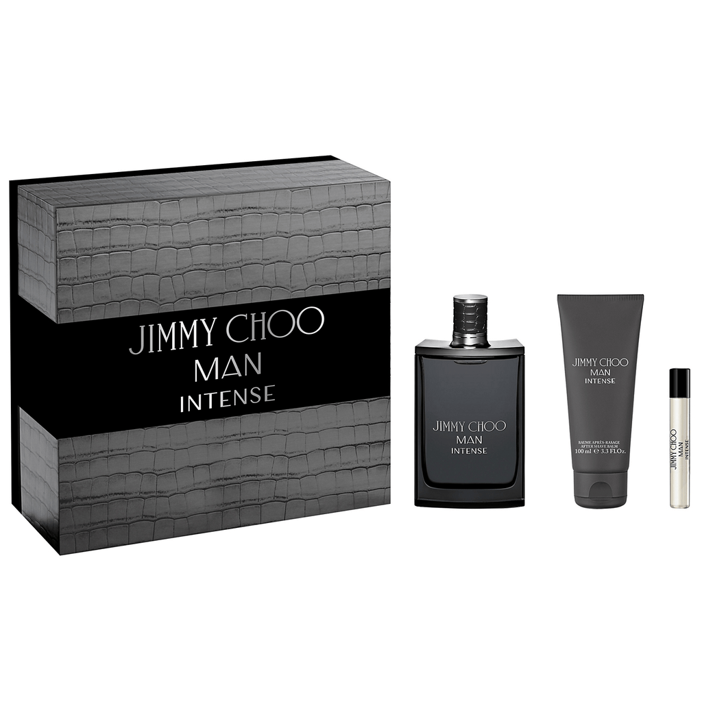Jimmy Choo Man Intense Gift Set Cologne For Men Eau De Toilette 3.4 Oz