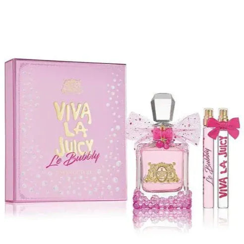 Juicy Couture Viva La Juicy Le Bubbly Perfume For Women/Cologne For Women Eau de Parfum 3.3 Oz / Gift Set 3.4 OzEdp Gift Set 3.4 oz