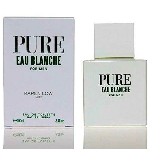 Karen Low Pure Eau Blanche Perfume/Cologne For Men Eau De Toilette 3.4 Oz Edt