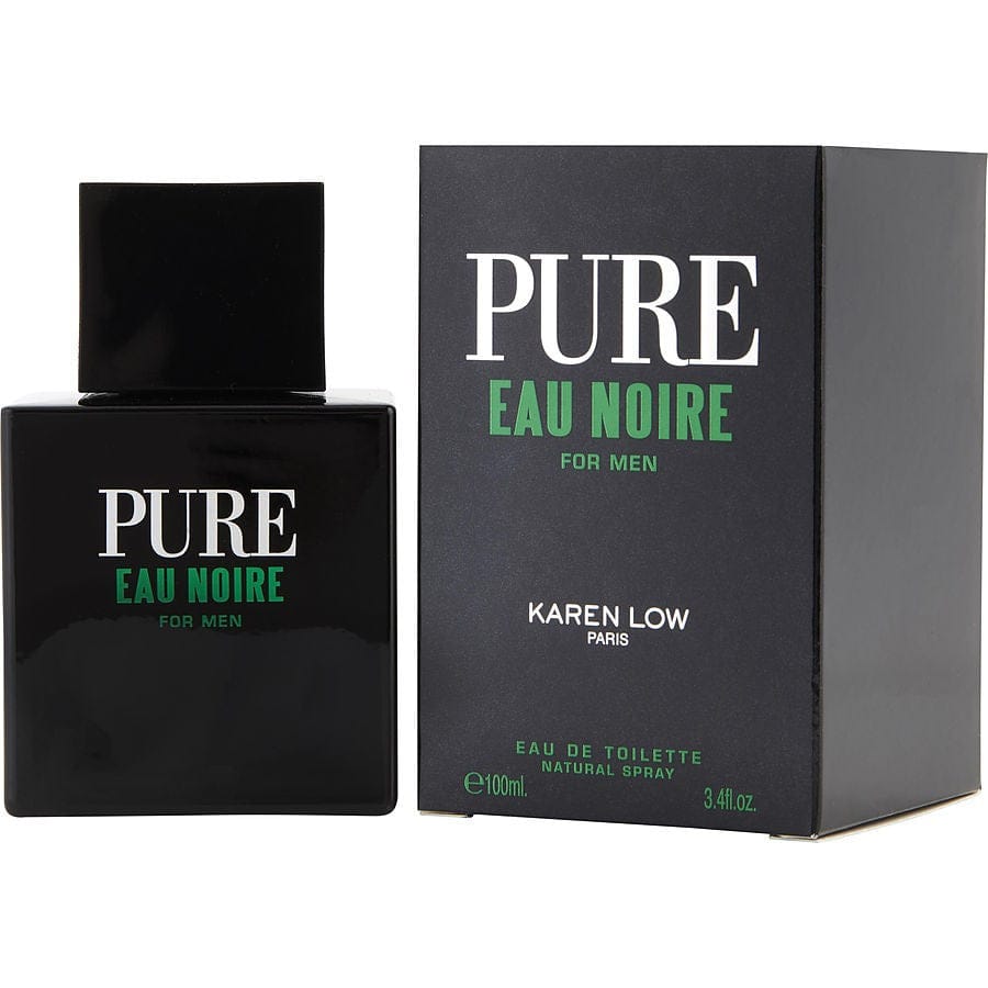Karen Low Pure Eau Noire Perfume/Cologne For Men Eau De Toilette 3.4 Oz Edt