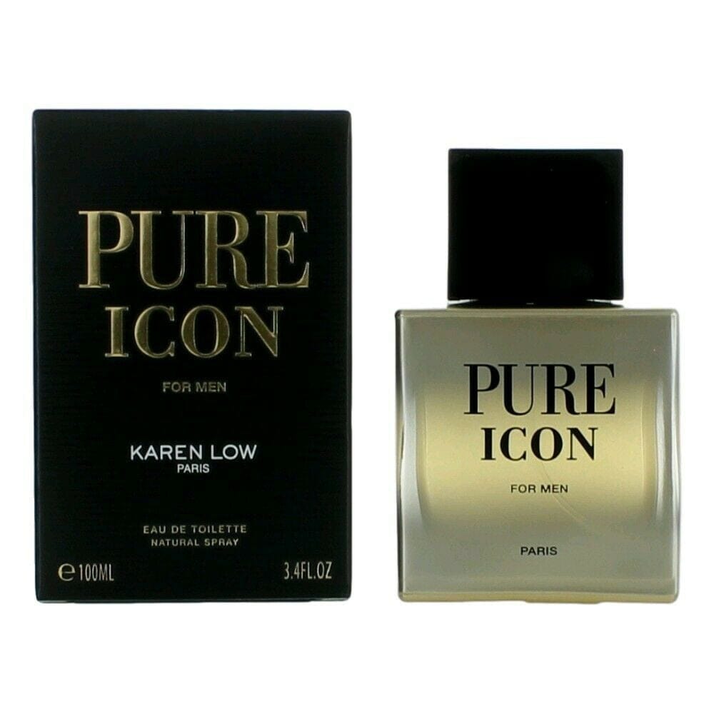 Karen Low Pure Icon Perfume/Cologne For Men Eau De Toilette 3.4 Oz Edt