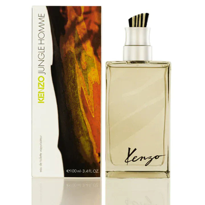 Kenzo Jungle Homme For Men/Cologne For Men Eau de Toilette 3.4 Oz Edt