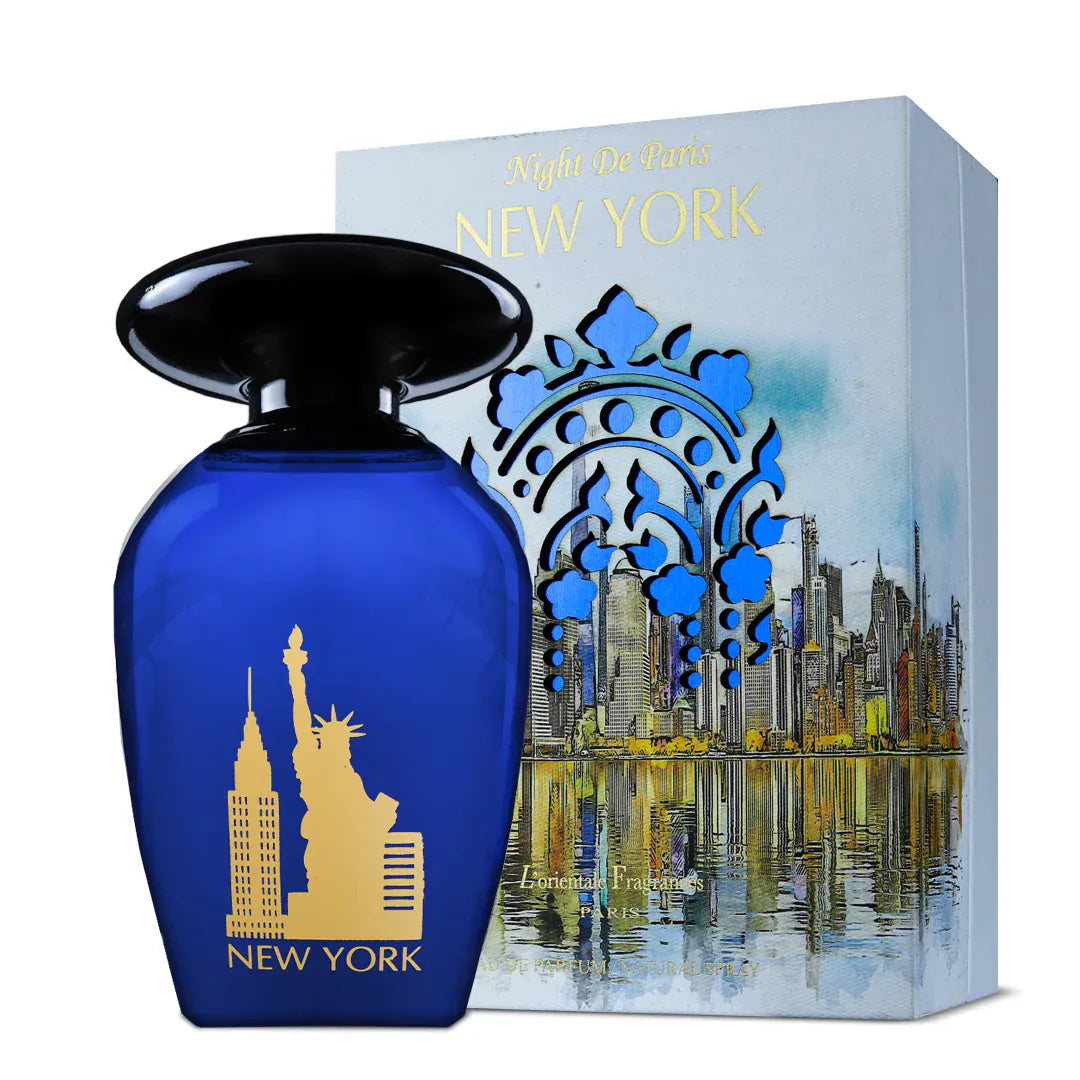 L'Orientale Fragrances Night de Paris New York  Unisex Perfume/Cologne For Men & Women Eau de Parfum 3.3 oz Edp