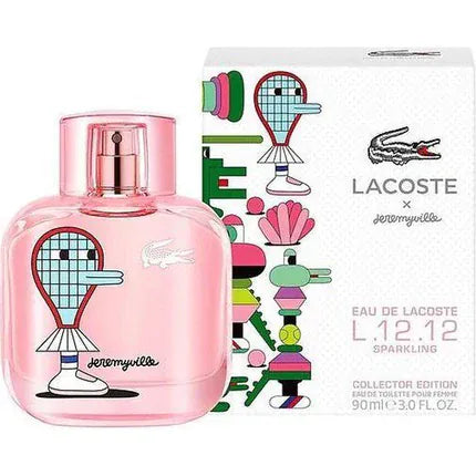 Lacoste L.12.12 Sparkling Jeremyville Collector Women’s Perfume/Cologne For Women Eau de Toilette 3.3 Edt