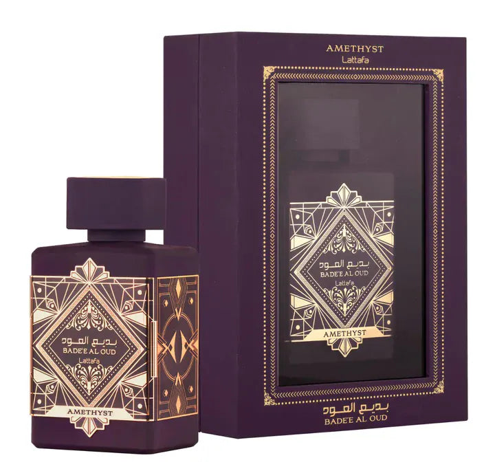 Lattafa Bade'e Al Oud Amethyst - Unisex Eau de Parfum 3.4 oz / 100 ml