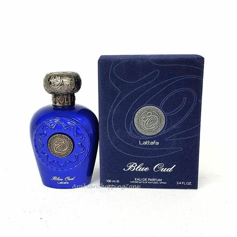 Lattafa  Blue Oud Eau de Parfum Unisex Perfume/Cologne for Men & Women 3.4 oz Edp