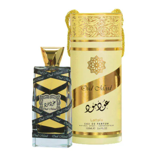 Lattafa Oud Mood Unisex /Cologne For Men & Women Eau de Parfum  3.4 Oz Edp