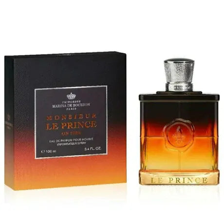Marina De Bourbon Le Prince In Fire Perfume For Men/Cologne For Men Eau de Parfum 3.4 Oz Edp