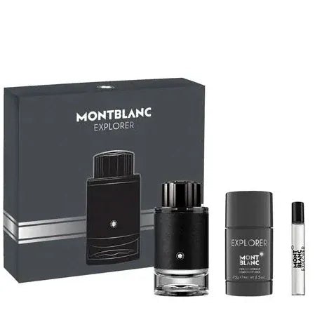 Montblanc Explorer For Men Eau De Parfum Gift Set 3.3 oz / 100 ml