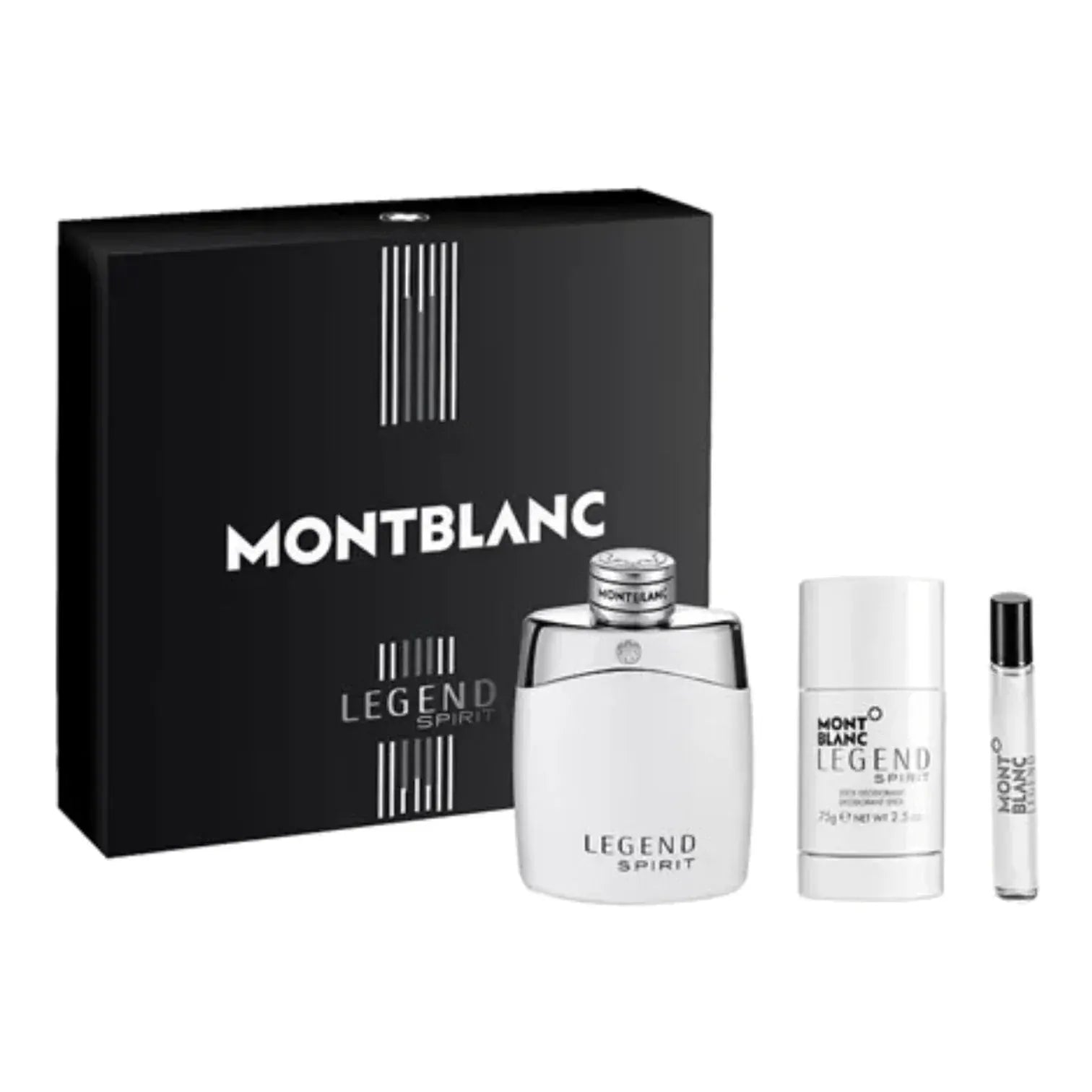 Montblanc Legend Spirit Men's Perfume/Cologne For Men Eau De Toilette 1.0 oz / 1.6 oz / 3.3 oz / 6.7 oz / Gift Set 3.3 oz Edt Gift Set 3.3 oz