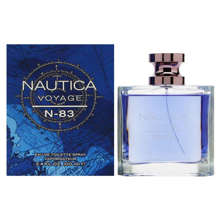 Nautica Voyage N-83 Men’s Perfume/Cologne For Men Eau de Toilette 3.4 oz Edt