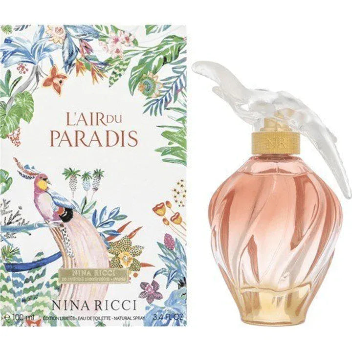 Nina Ricci L'Air du Paradis Women’s Perfume/Cologne For Women Eau de Toilette 3.4 oz Edt