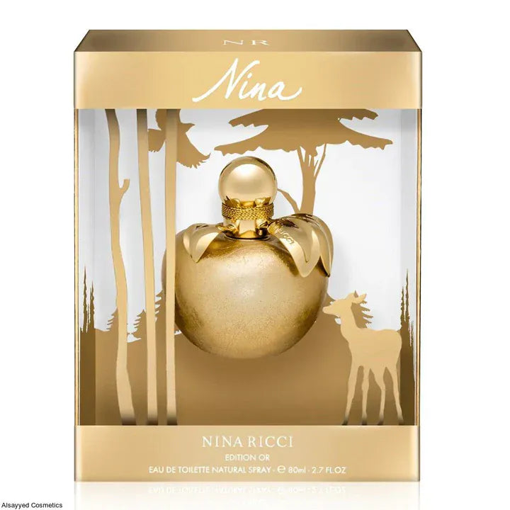 Nina Ricci Nina Edition d'Or Women’s Perfume/Cologne For Women Eau de Toilette 2.7 oz Edt