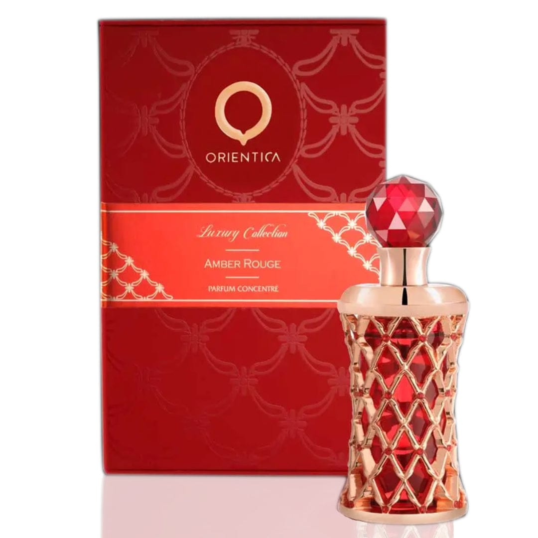 Orientica Amber Rouge Parfum Concentree Unisex Perfume Oil Extrait 0.61 oz / 18 ml Oil Extrait