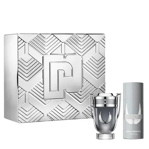 Paco Rabanne Invictus Platinum - For Men Eau de Parfum Gift Set 3.4 oz / 100 ml