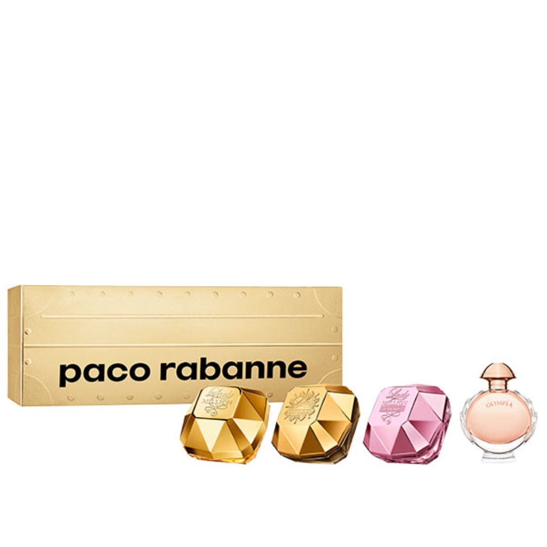 Paco Rabanne Miniature Gift Set For Women Eau de Parfum 4x17oz