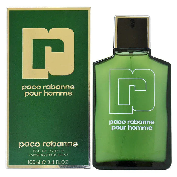 Paco Rabanne Pour Homme For Men Eau de Toilette 3.4 oz / 100 ml