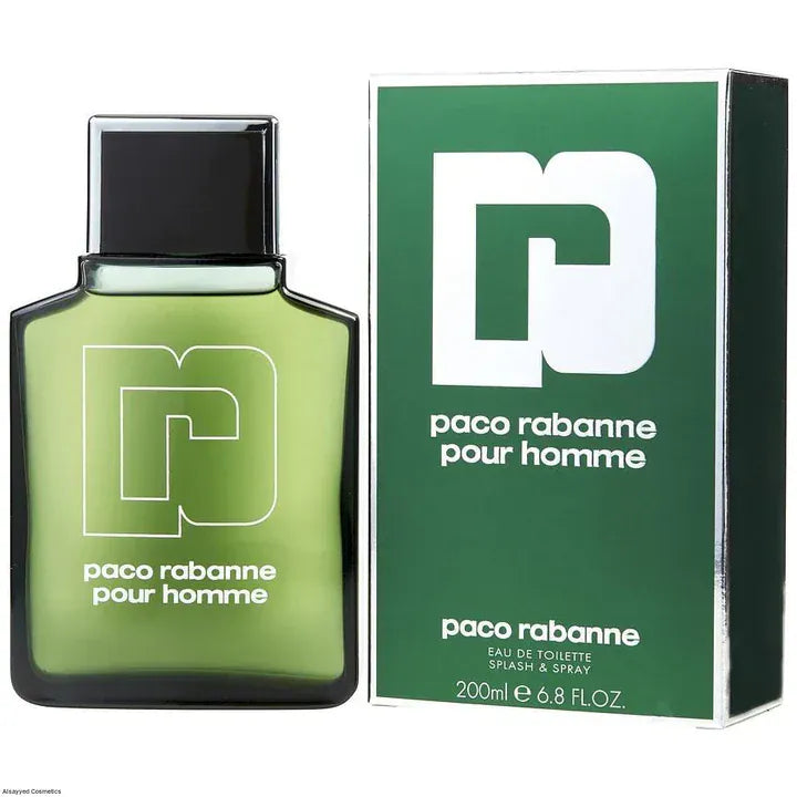Paco Rabanne Pour Homme For Men Eau de Toilette 6.7 oz / 200 ml
