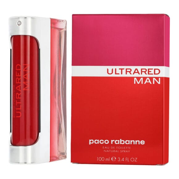 Paco Rabanne Ultrared For Men Eau De Toilette 3.4 oz / 100 ml