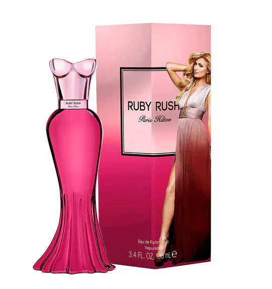 Paris Hilton Ruby Rush Women Perfume/Cologne For Women  Eau de Parfum 3.4 Oz Edp