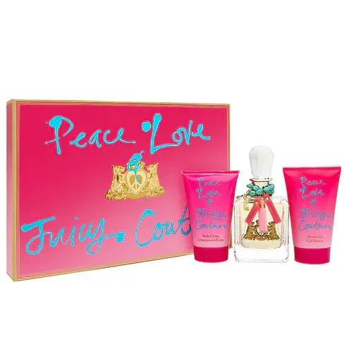 Peace Love And Juicy Couture Perfume For Women Eau De Parfum 3.4 Oz / Gift Set 3.4 Oz Edp Gift Set 3.4 oz