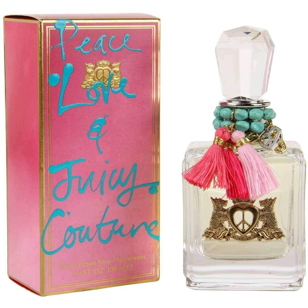 Peace Love And Juicy Couture Perfume For Women Eau De Parfum 3.4 Oz / Gift Set 3.4 Oz Edp 3.4 oz