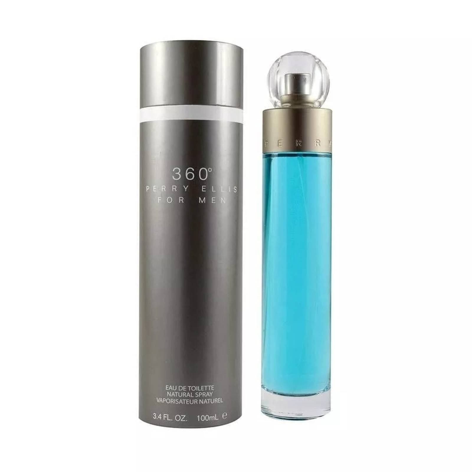Perry Ellis 360° Cologne For Men Eau De Toilette Spray 3.4 oz / 6.80 oz / Gift Set 3.4 oz / Deodorant 6.8 oz Edt