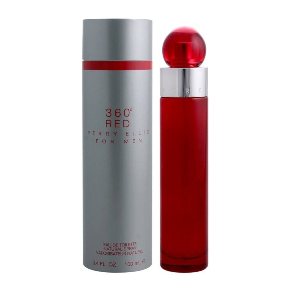 Perry Ellis 360° Red Cologne For Men Eau De Toilette Spray 3.4 oz / 6.8 oz / Gift Set 3.4 oz Edt