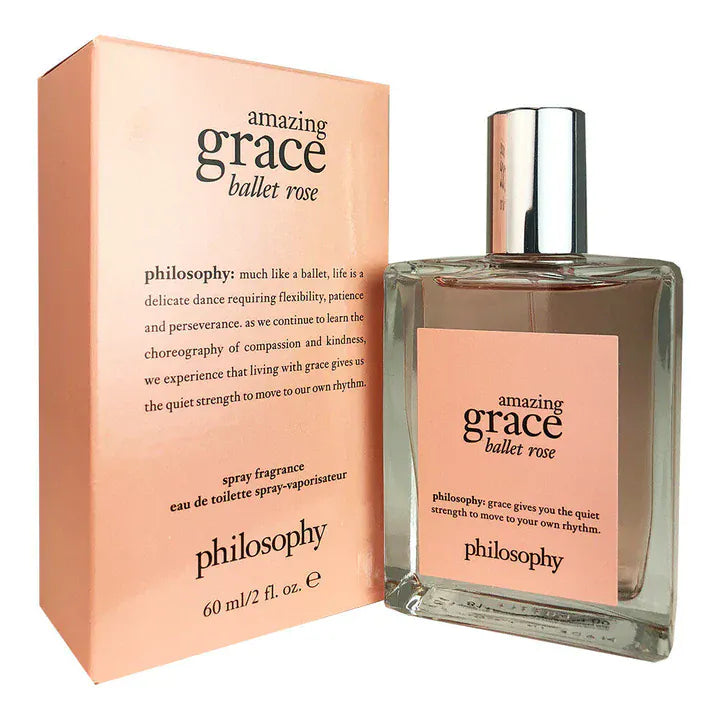 Philosophy Amazing Grace Ballet Rose Perfume for Women/Cologne for Women Eau de Toilette 2.0 oz / 4.0 oz Edt