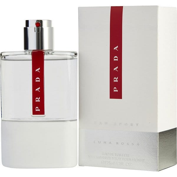 Prada Luna Rossa Eau Sport Cologne For Men Eau De Toilette 4.2 Oz
