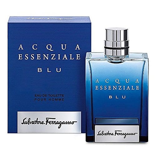 Salvatore Ferragamo Acqua Essenziale Blu Cologne For Men Eau De Toilette Spray 3.4 Oz