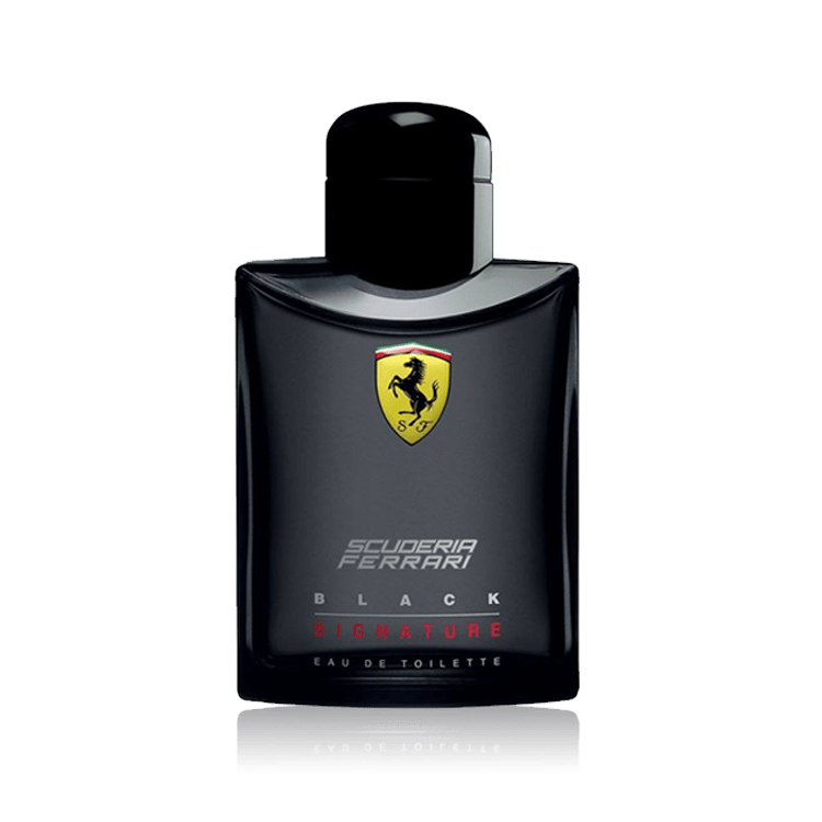 Scuderia Ferrari Black Signature Cologne For Men Eau De Toilette 4.2 Oz