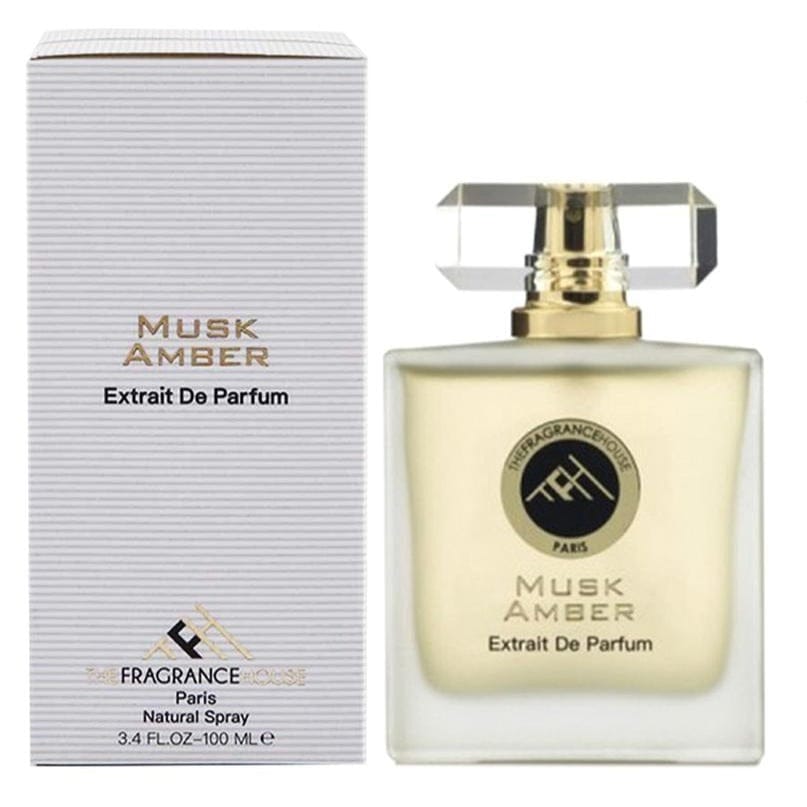 The Fragrance House Musk Amber Unisex /Cologne For Men & Women Eau de Parfum 3.4 Oz Edp