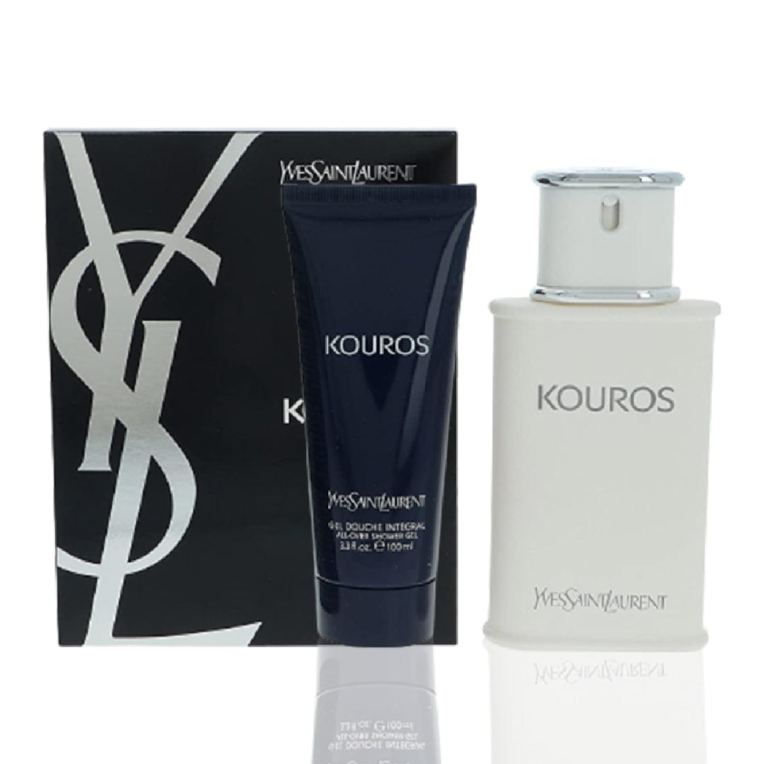 Yves Saint Laurent Kouros Gift Set - For Men Eau De Toilette 3.4 oz / 100 ml